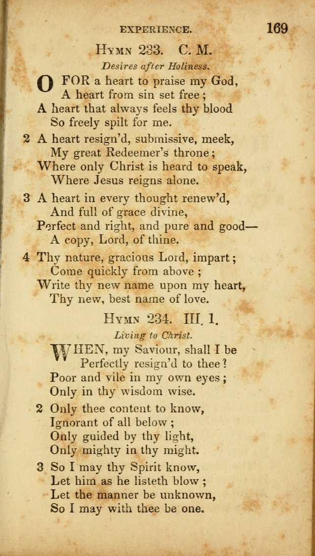 A Selection of Hymns for the Use of Social Religious Meetings and for Private Devotions. 7th ed. page 169