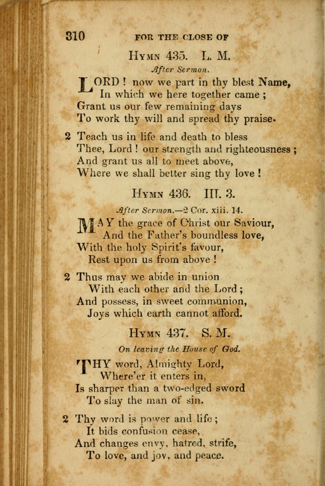 A Selection of Hymns for the Use of Social Religious Meetings and for Private Devotions. 7th ed. page 310