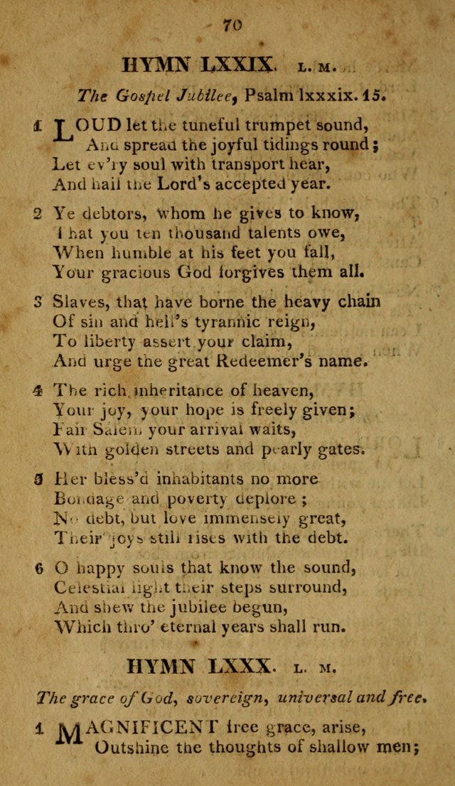 A Selection of Hymns, from Various Authors, Supplementary for the Use of Christians. 1st ed. page 75