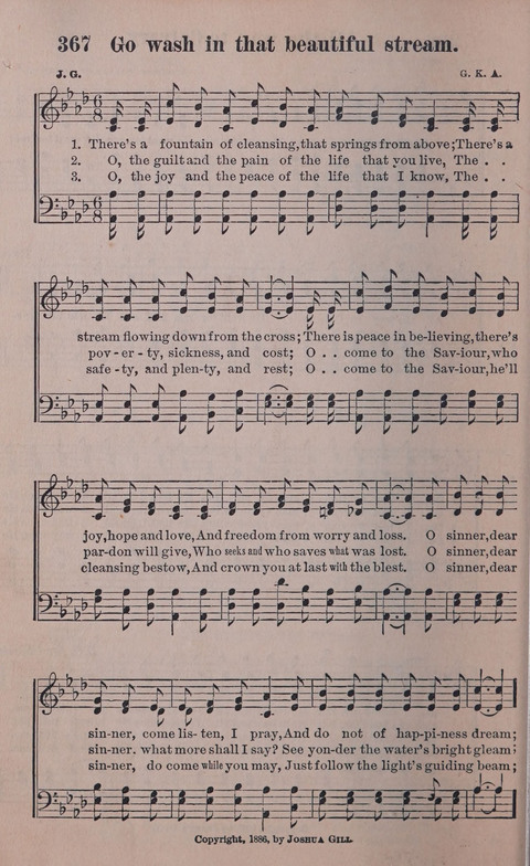 Songs of Joy and Gladness with Supplement page 262