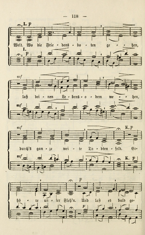 Sammlung Kirchlicher Lieder: für den Gemischten Chor. Liederbuch für Kirche, Schule und Haus page 334