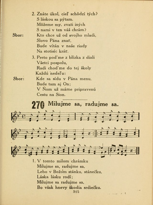 Slovensky Kalvinsky Spevnik page 315