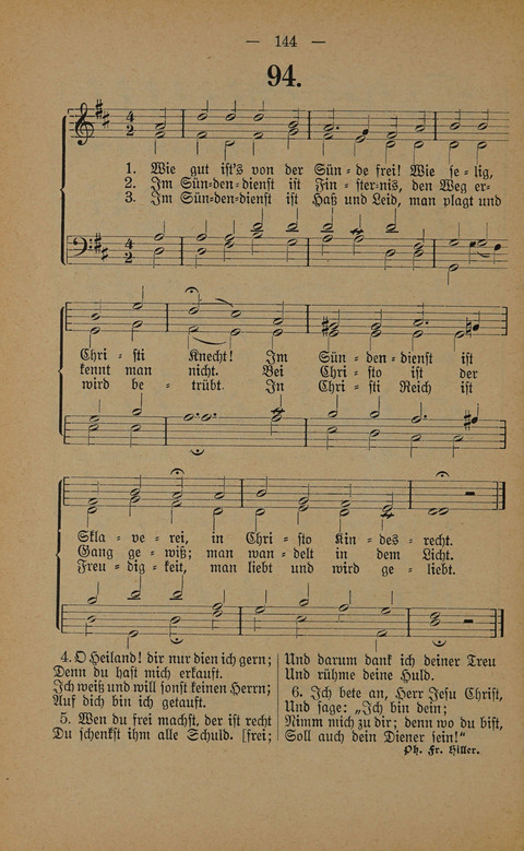 Sieges-Lieder: für die Versammlungen der Zelt-Mission. 5th ed. page 143
