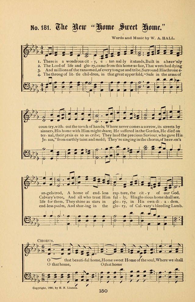 Song-Land Messenger Complete: a new song book for use in all public gatherings where select music is desired page 153