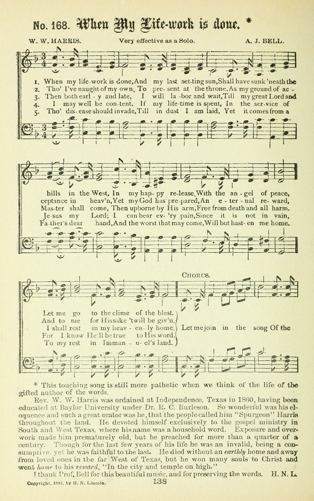 Song-Land Messenger Complete: a new song book for revivals, praise and prayer meetings, singing and Sunday schools, and churches, and for the home circle page 147