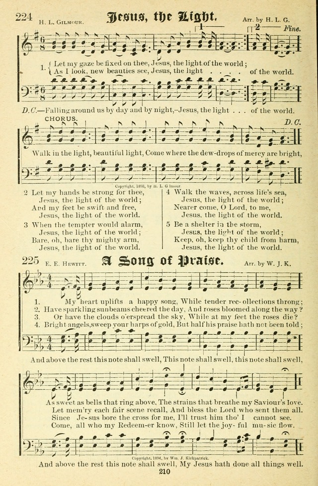 Songs of Love and Praise No. 2: for use in meetings for christian worship or work page 211