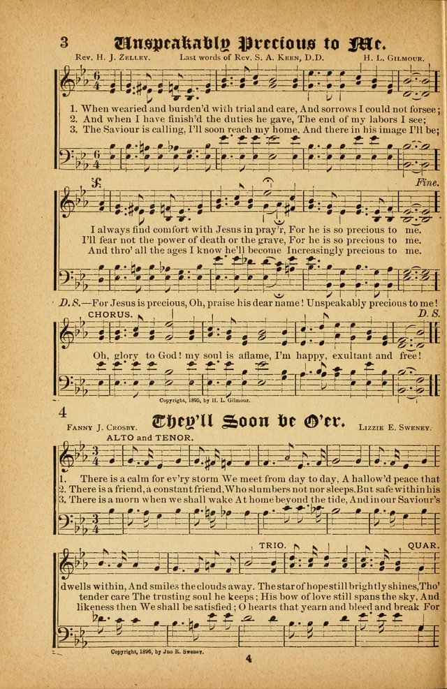 Songs of Love and Praise No. 3: For use in Meetings for Christian Worship of Work page 3