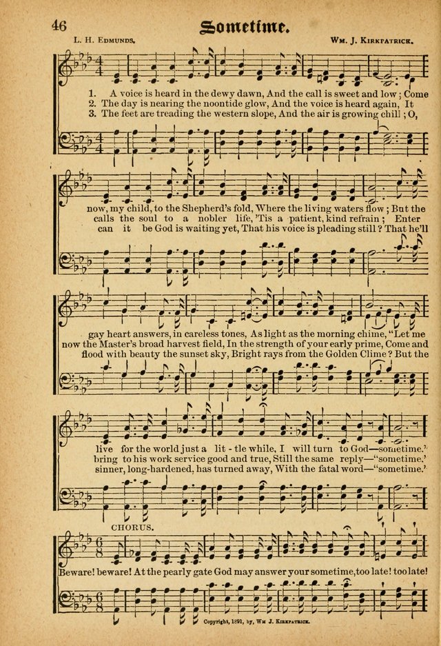 Songs of Love and Praise No. 3: For use in Meetings for Christian Worship of Work page 45