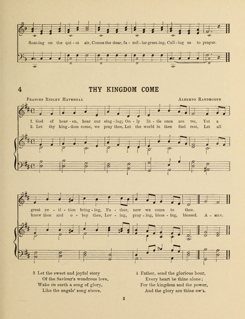 Songs for Little People: for use in the Sunday-School, the Kindergarten and the Home page 3