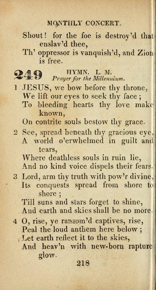 Sacred lyrics, or Select hymns: particularly adapted to revivals of religion, and intended as a supplement to Watts.  page 218