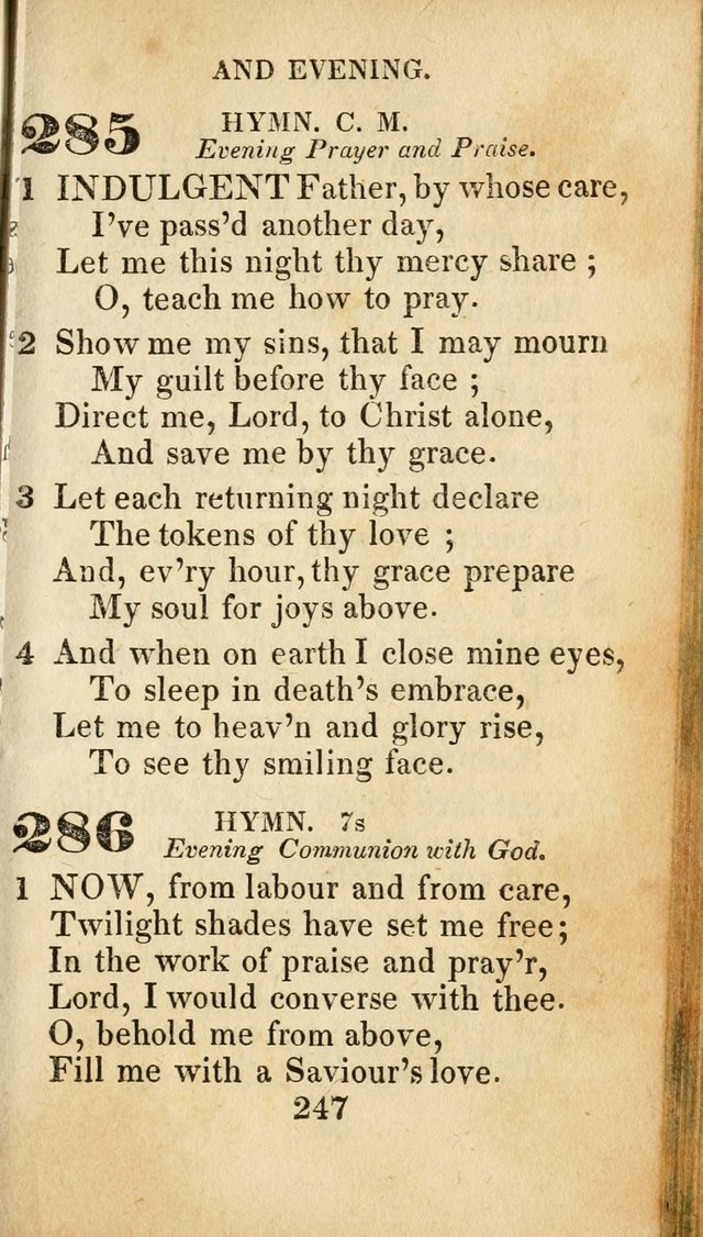 Sacred lyrics, or Select hymns: particularly adapted to revivals of religion, and intended as a supplement to Watts.  page 247