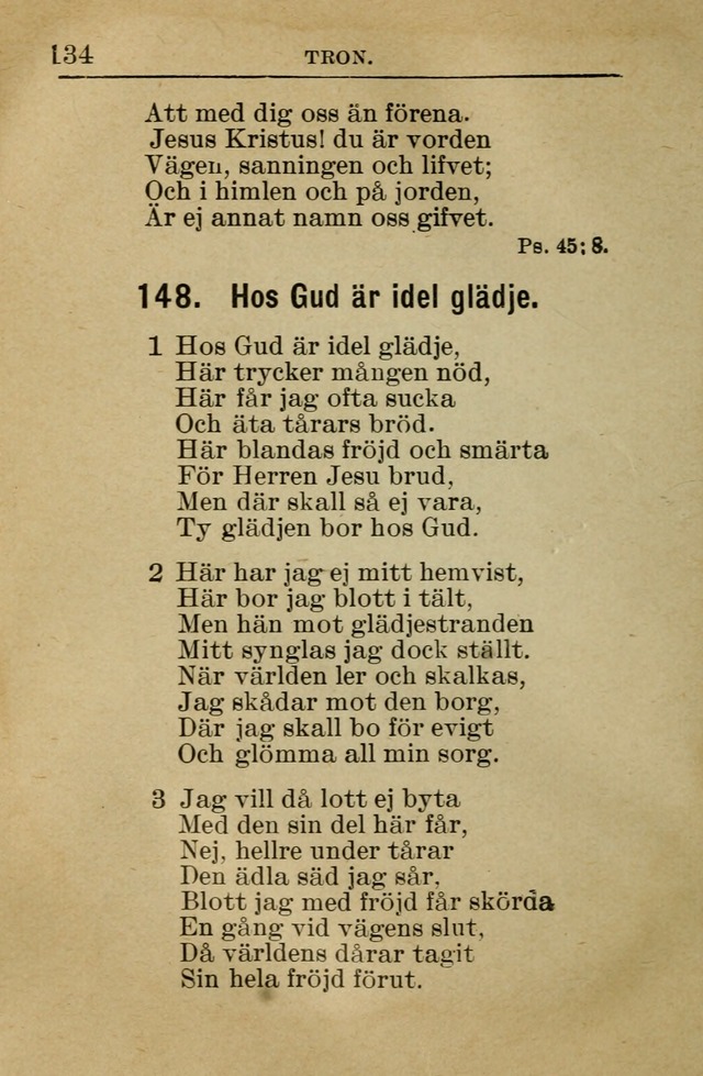 Söndagsskolbok: innehållande liturgi och sånger för söndagsskolan (Omarbetad uppl.) page 136