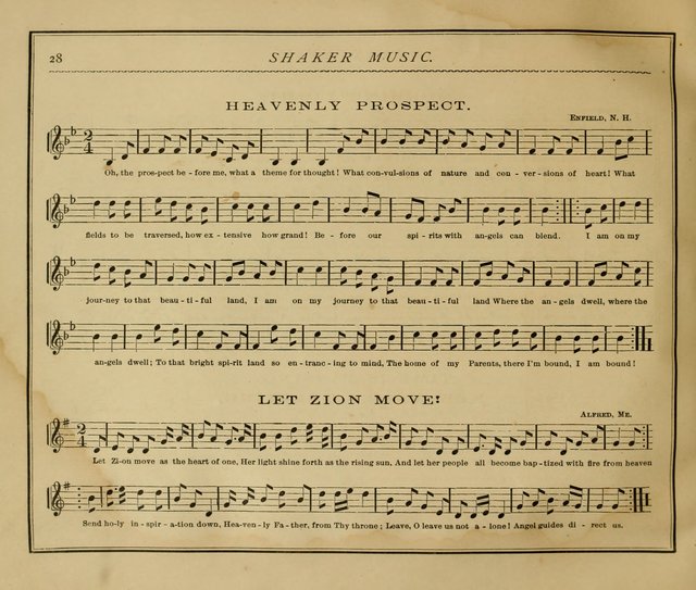 Shaker Music: Inspirational hymns and melodies illustrative of the resurrection life and testimoy of the shakers page 35