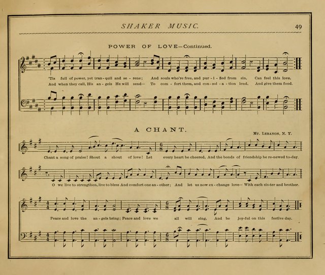 Shaker Music: Inspirational hymns and melodies illustrative of the resurrection life and testimoy of the shakers page 56