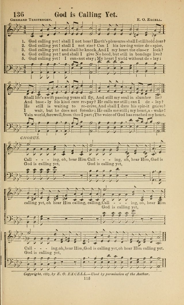 Sacred Melodies Nos.1 and 2 combined: As used by Evangelist H. W. Brown and others, in Gospel Meetings and other religious services page 115