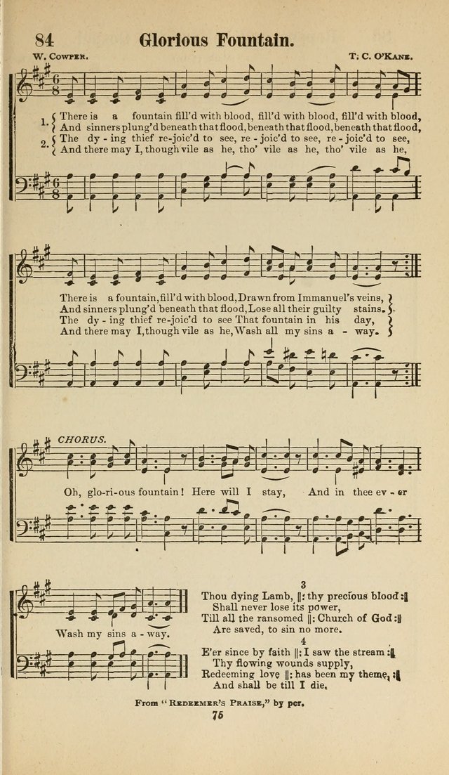 Sacred Melodies Nos.1 and 2 combined: As used by Evangelist H. W. Brown and others, in Gospel Meetings and other religious services page 75