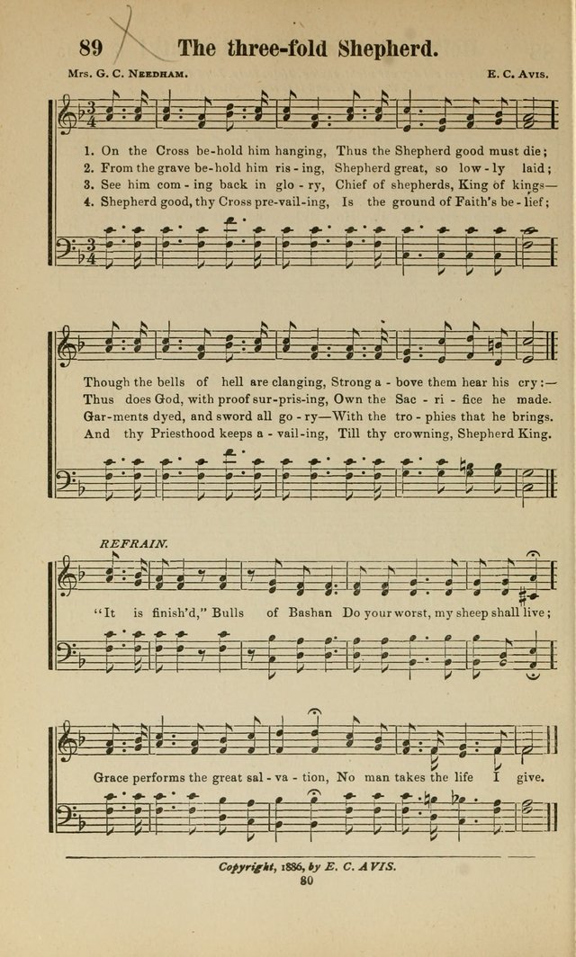 Sacred Melodies Nos.1 and 2 combined: As used by Evangelist H. W. Brown and others, in Gospel Meetings and other religious services page 80
