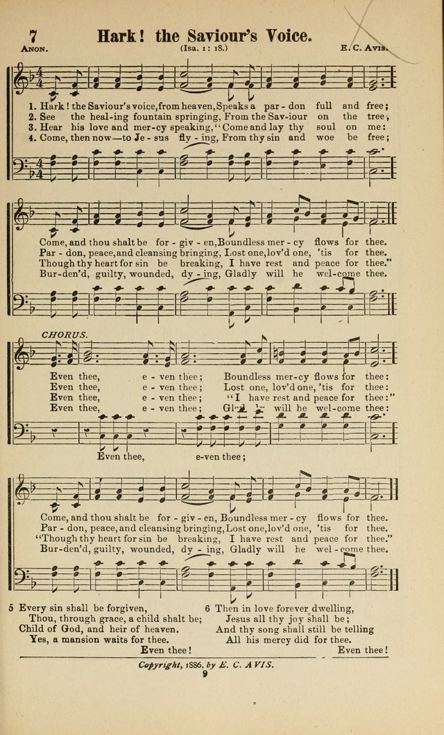 Sacred Melodies Nos.1 and 2 combined: As used by Evangelist H. W. Brown and others, in Gospel Meetings and other religious services page 9