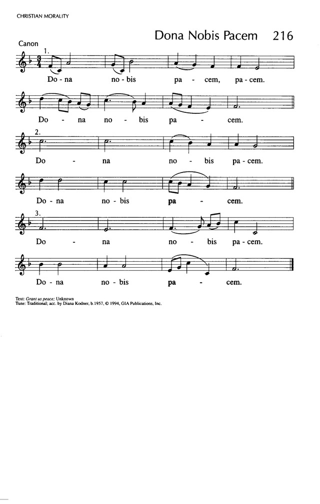 Singing Our Faith: a hymnal for young Catholics page 127