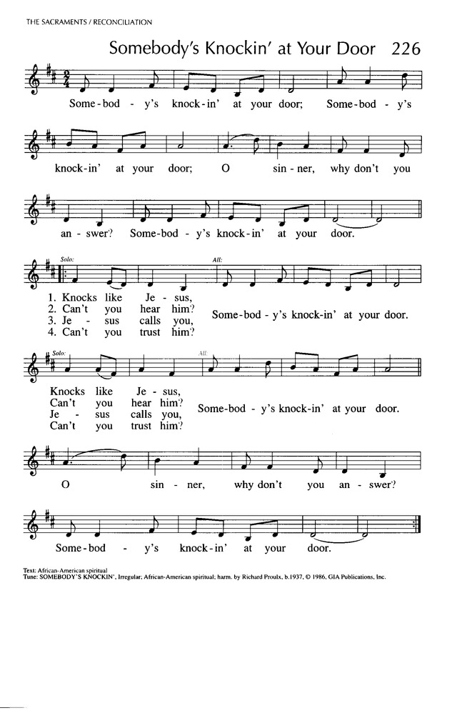 Singing Our Faith: a hymnal for young Catholics page 133
