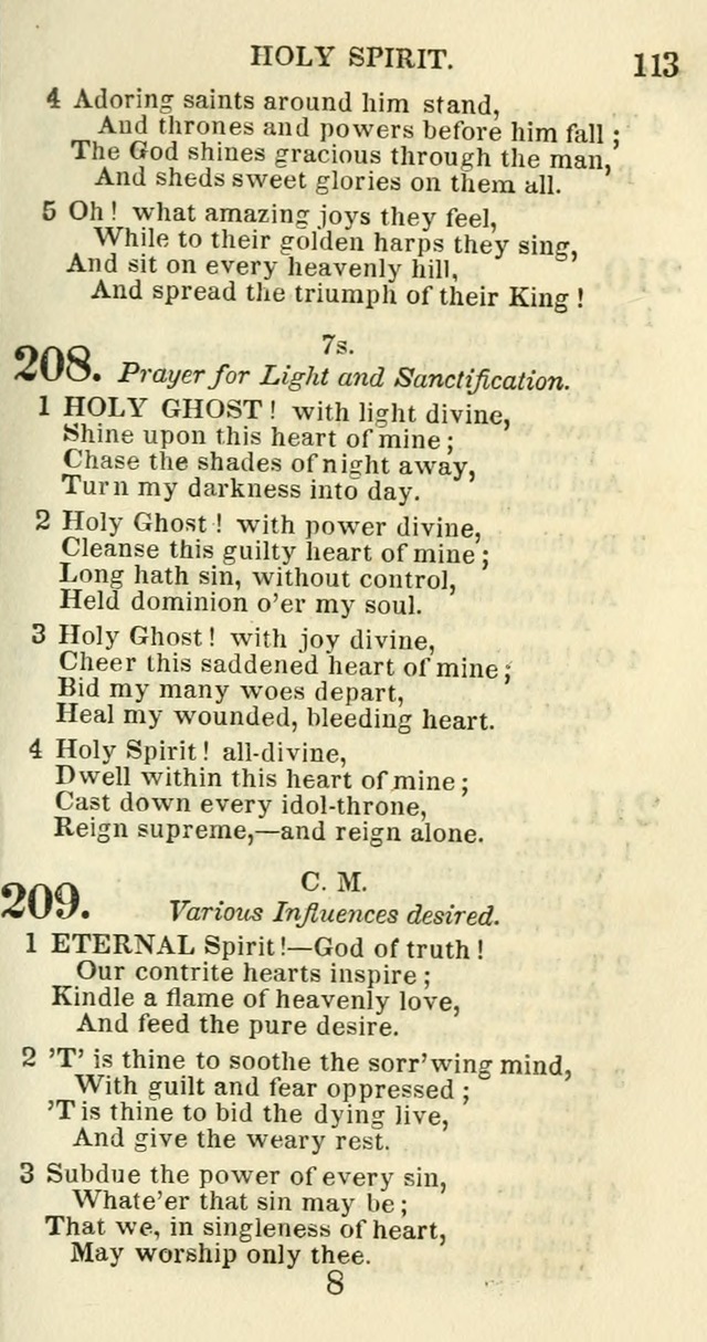 Social Psalmist: or hymns, selected for the private use and social meetings of evangelical Christians page 117