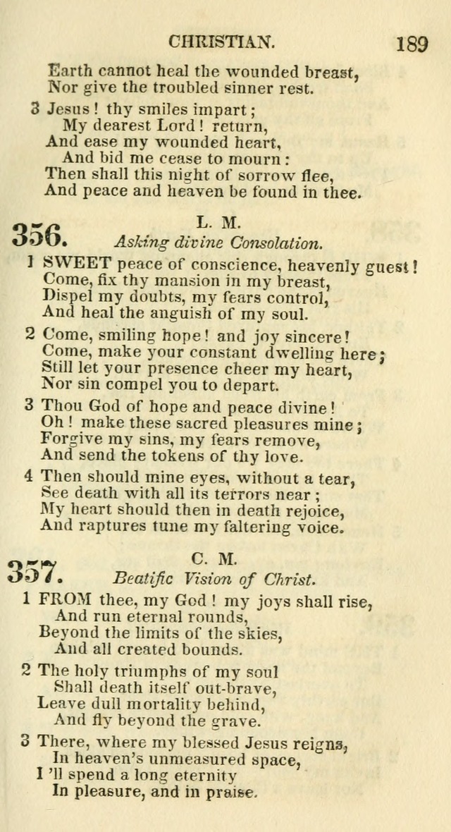 Social Psalmist: or hymns, selected for the private use and social meetings of evangelical Christians page 195