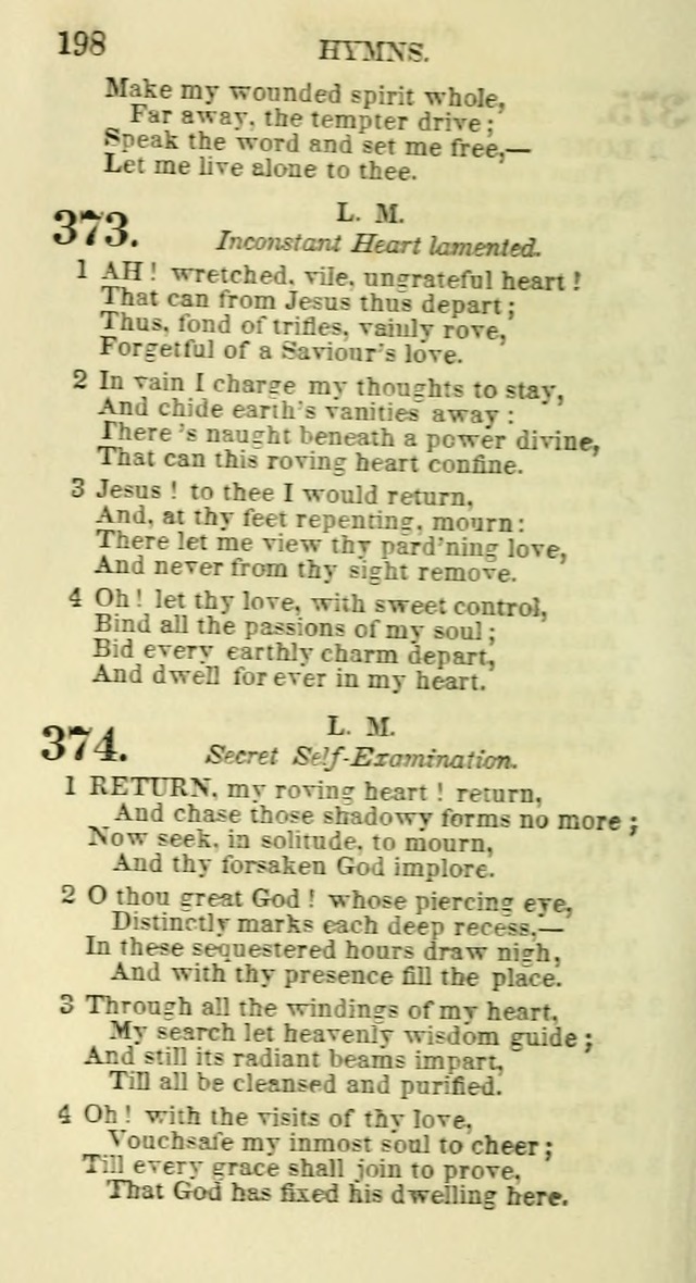 Social Psalmist: or hymns, selected for the private use and social meetings of evangelical Christians page 204