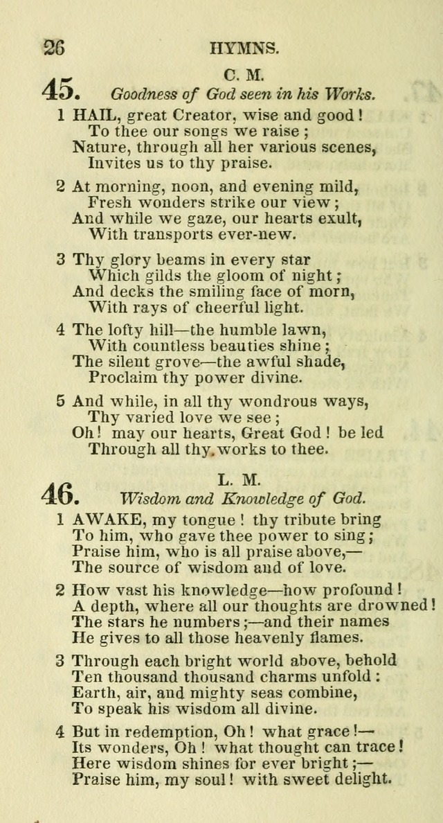 Social Psalmist: or hymns, selected for the private use and social meetings of evangelical Christians page 28