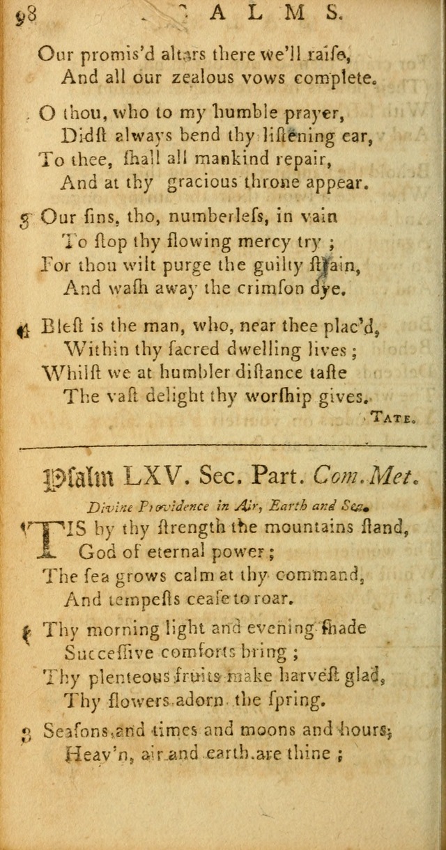 Sacred Poetry: Consisting of Psalms and Hymns, Adapted to Christian        Devotion, in Public and Private. 2nd ed. page 100