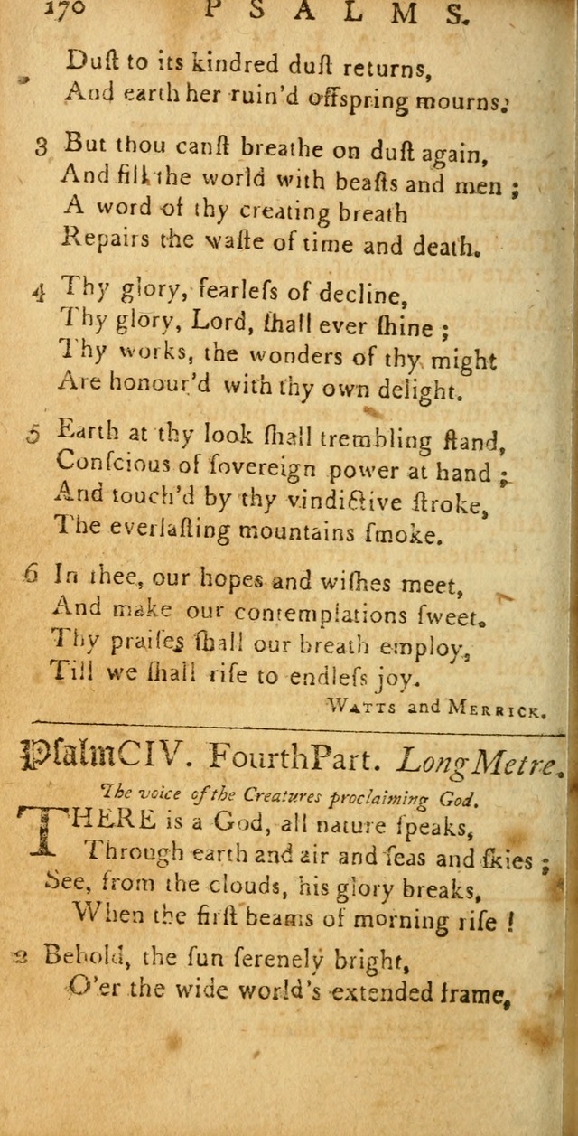 Sacred Poetry: Consisting of Psalms and Hymns, Adapted to Christian        Devotion, in Public and Private. 2nd ed. page 174