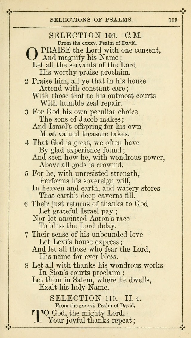 Selections from the Psalms of David in Metre: with hymns suited to the feasts and fasts of the church, and other occasions of public worship page 107