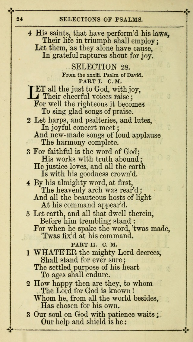 Selections from the Psalms of David in Metre: with hymns suited to the feasts and fasts of the church, and other occasions of public worship page 24