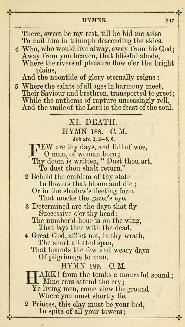 Selections from the Psalms of David in Metre: with hymns suited to the feasts and fasts of the church, and other occasions of public worship page 249