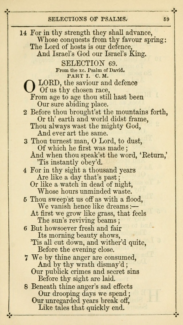 Selections from the Psalms of David in Metre: with hymns suited to the feasts and fasts of the church, and other occasions of public worship page 61