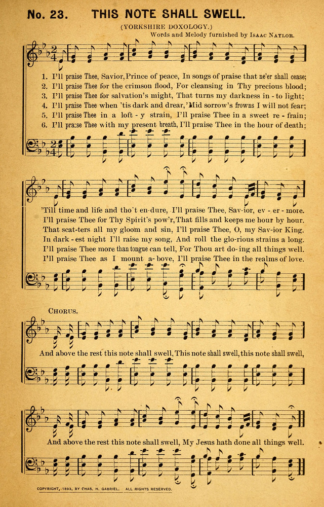 Songs of the Pentecost for the Forward Gospel Movement page 23