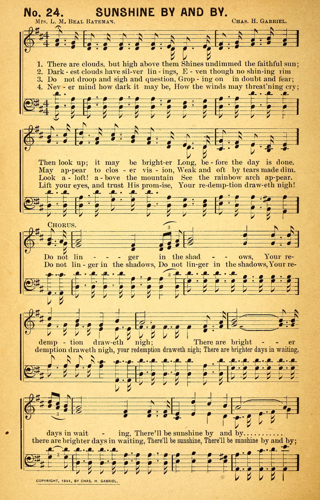 Songs of the Pentecost for the Forward Gospel Movement page 24