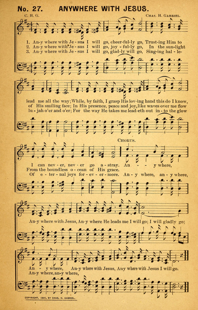 Songs of the Pentecost for the Forward Gospel Movement page 27