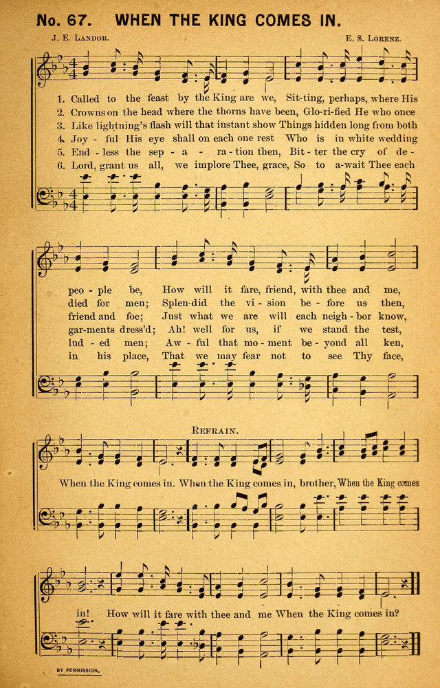 Songs of the Pentecost for the Forward Gospel Movement page 67