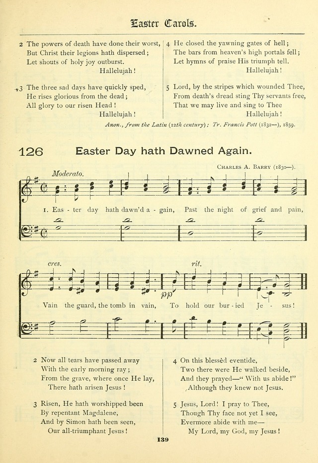 School and Parish Hymnal: with tunes page 140