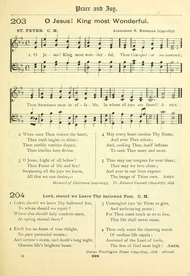 School and Parish Hymnal: with tunes page 210