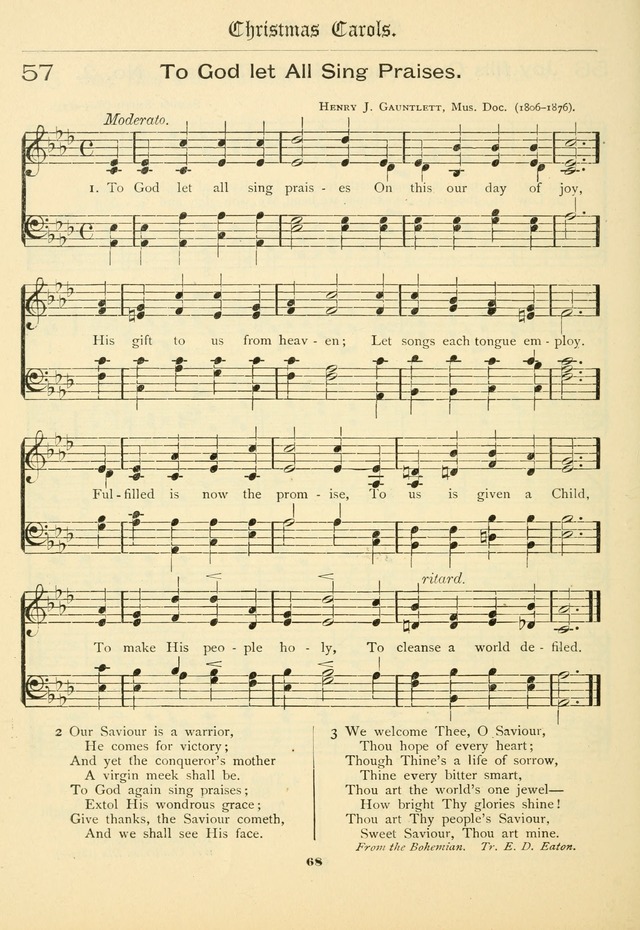 School and Parish Hymnal: with tunes page 69