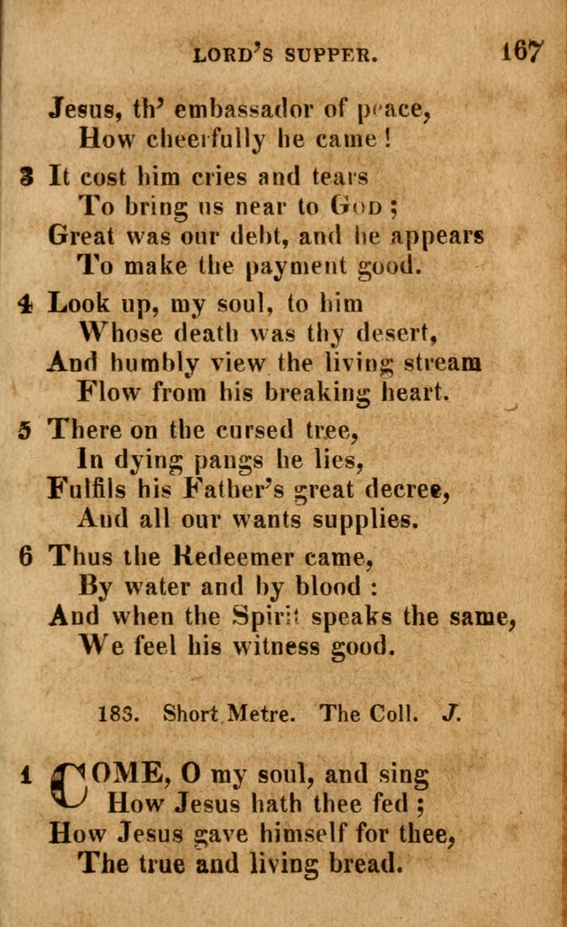 A Selection of Psalms and Hymns: done under the appointment of the Philadelphian Association (4th ed.) page 167