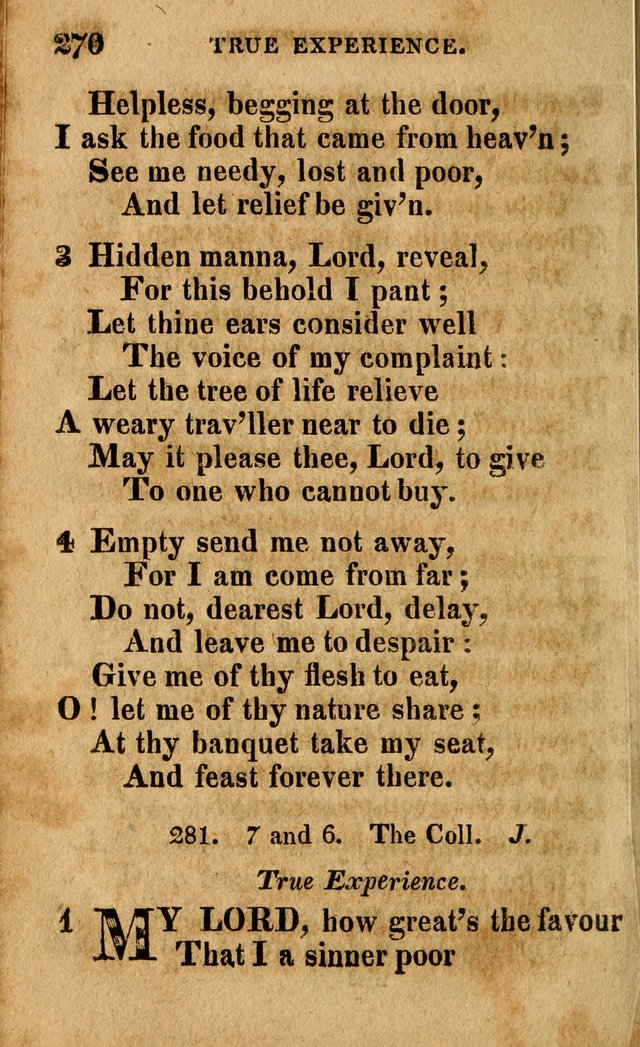 A Selection of Psalms and Hymns: done under the appointment of the Philadelphian Association (4th ed.) page 270