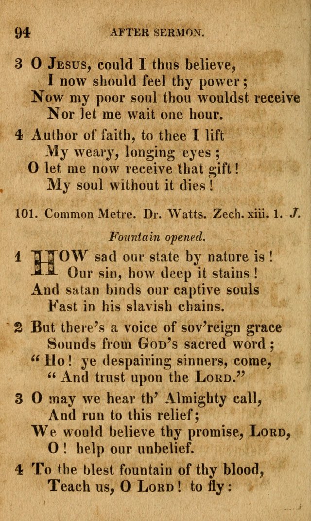 A Selection of Psalms and Hymns: done under the appointment of the Philadelphian Association (4th ed.) page 94