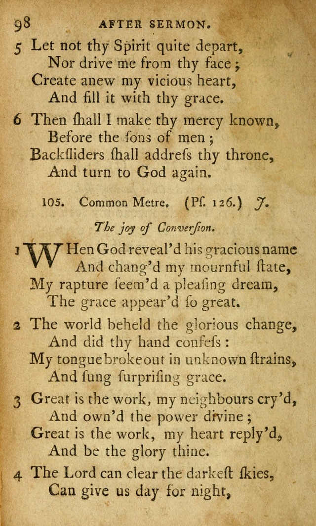 A Selection of Psalms and Hymns: done under appointment of the Philadelphian Association (2nd ed) page 120