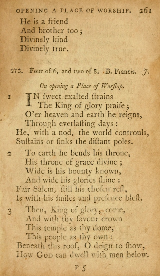 A Selection of Psalms and Hymns: done under appointment of the Philadelphian Association (2nd ed) page 277