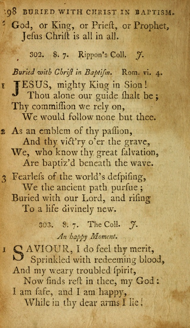 A Selection of Psalms and Hymns: done under appointment of the Philadelphian Association (2nd ed) page 314
