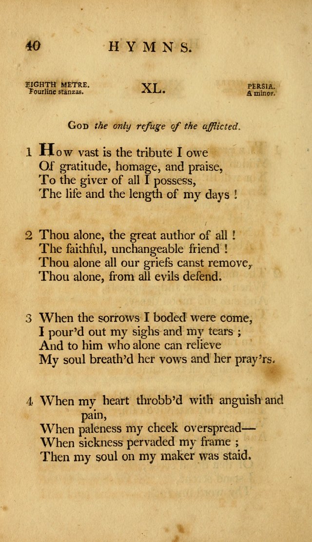 A Selection of Psalms and Hymns, Embracing all the Varieties of Subjects page 192