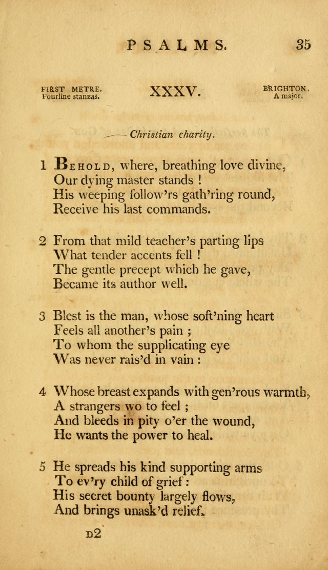 A Selection of Psalms and Hymns, Embracing all the Varieties of Subjects page 39