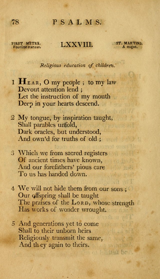 A Selection of Psalms and Hymns, Embracing all the Varieties of Subjects page 80